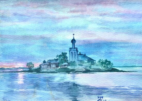 Спас каменный - последние лучи